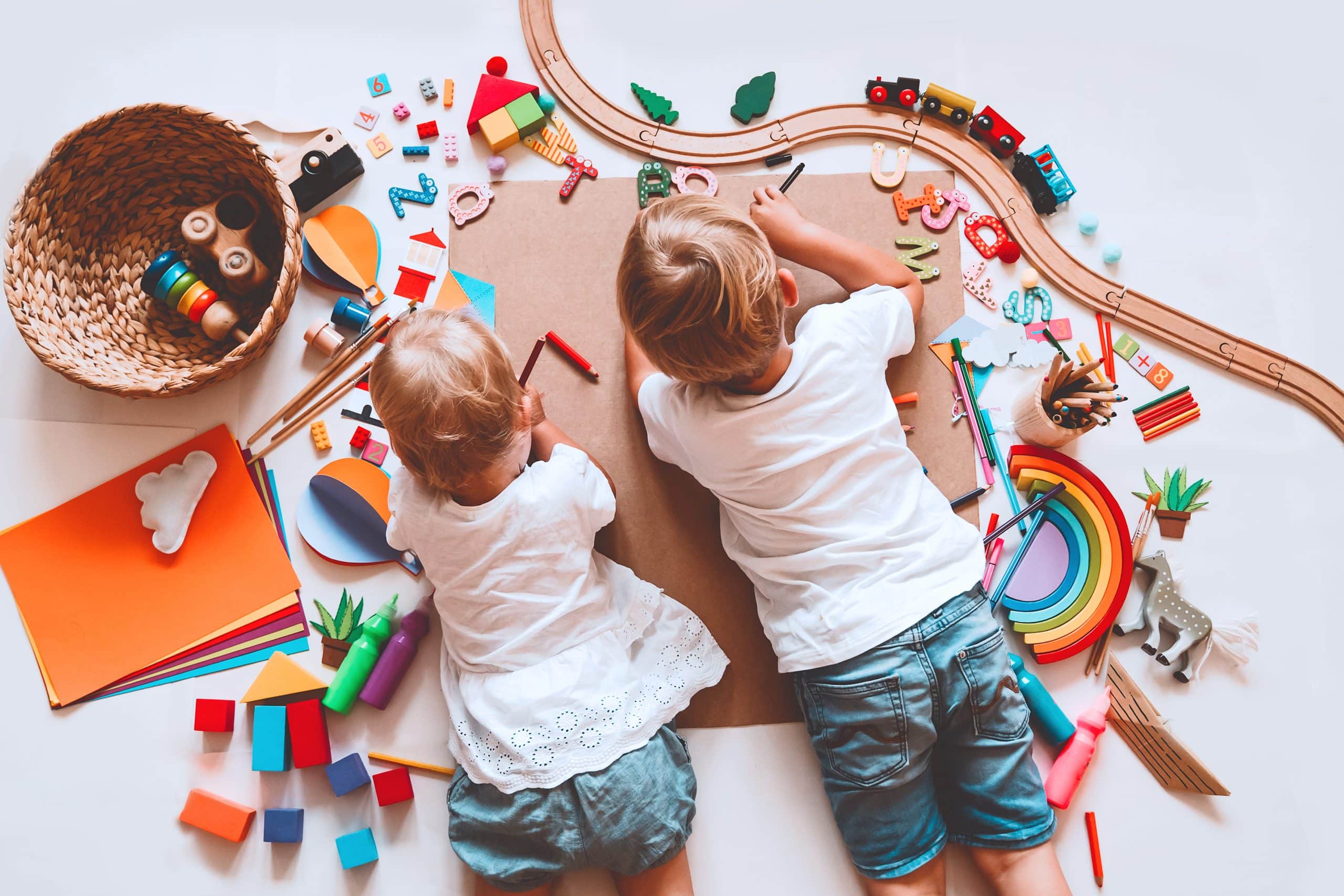 Experienced nanny reading a storybook to a young child in Boca Raton home